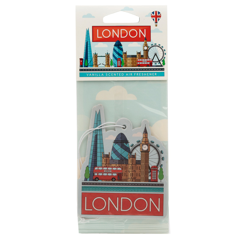 London Icons Wahrzeichen Auto-Lufterfrischer - Vanille (pro Stück)