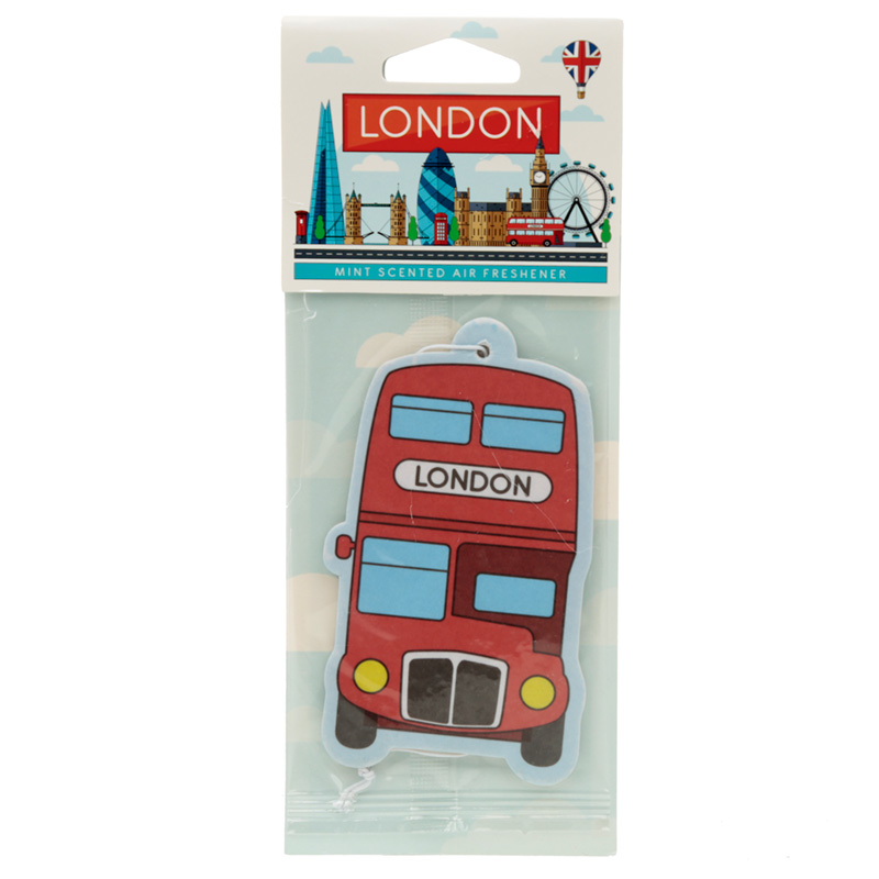 London Routemaster-Bus roter Auto-Lufterfrischer - Minze (pro Stück)