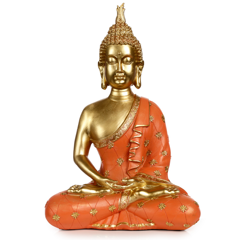 Gold und Orange Thai-Buddha - Aufklärung