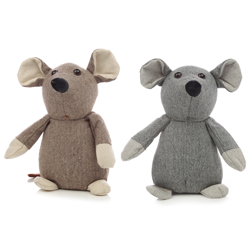 Maus Türstopper - Grau/Braun