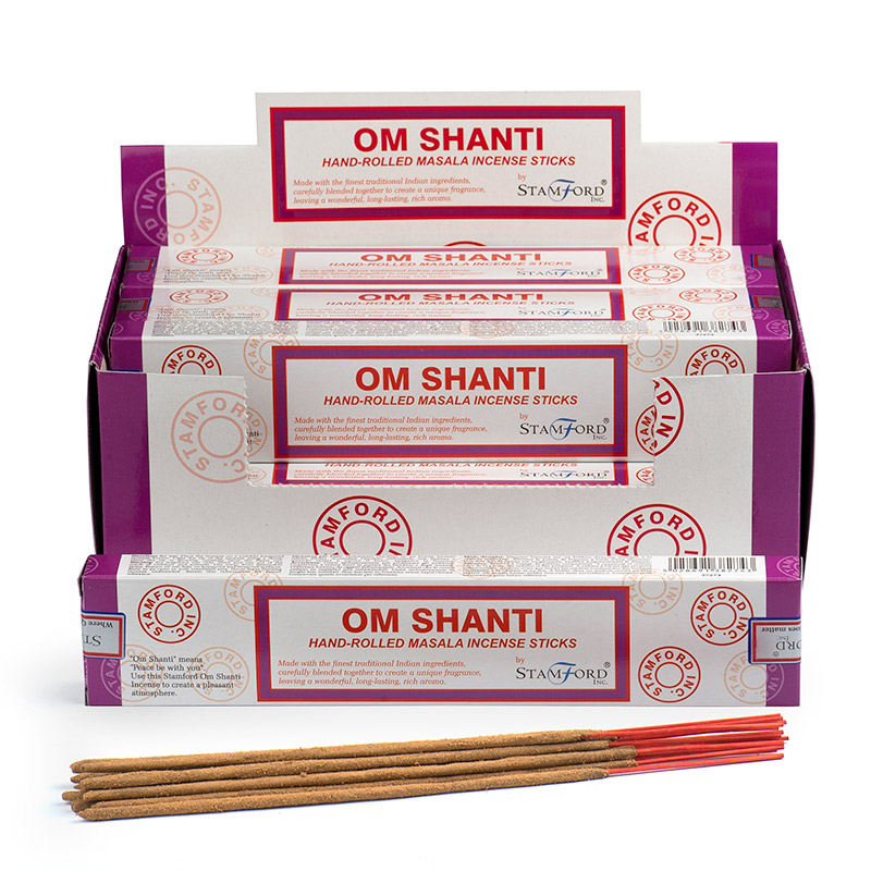37274 Om Shanti Stamford Masala Räucherstäbchen (pro Verpackung)