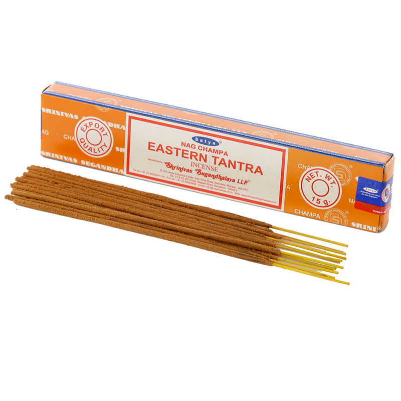 01408 Satya VFM ßstliches Tantra Nag Champa Räucherstäbchen (pro Verpackung)