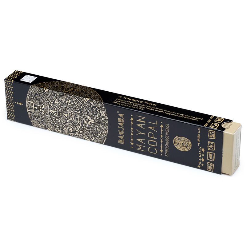 Banjara Ethno-Tribal Smudge Incense Räucherstäbchen - Maya-Kopal (pro Verpackung)