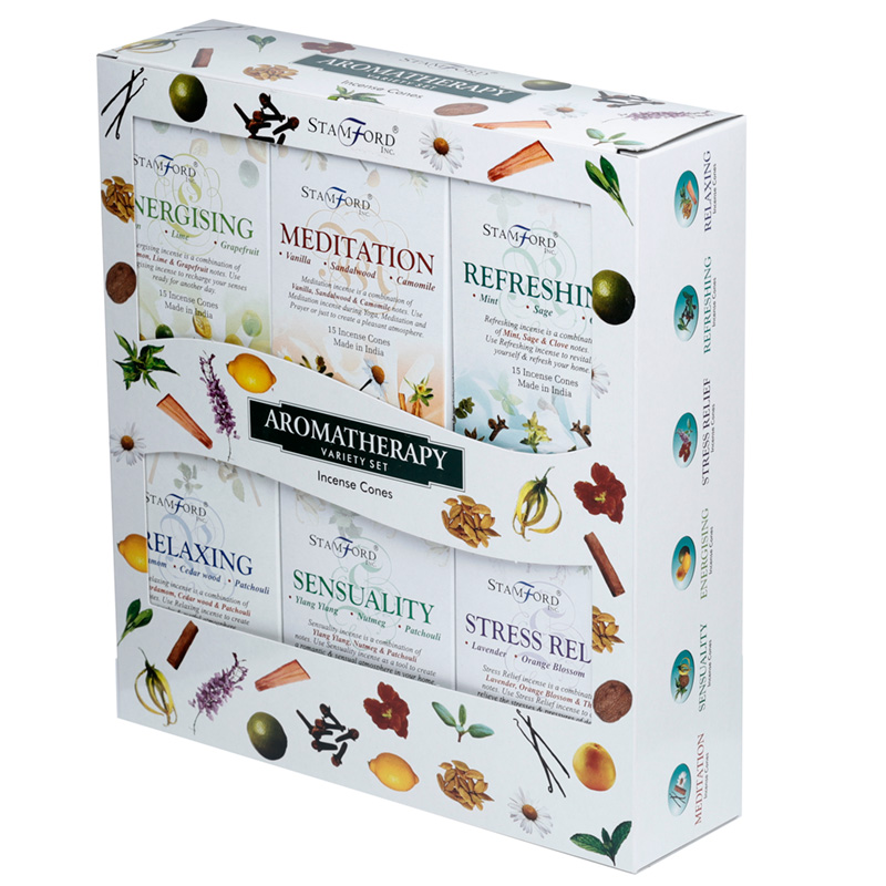 37360 Stamford Incense Cones 12er gemischtes Set - Aromatherapie
