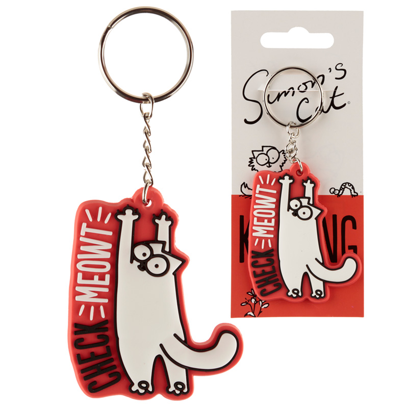 Simon's Cat Katze PVC Schlüsselanhänger (pro Stück)