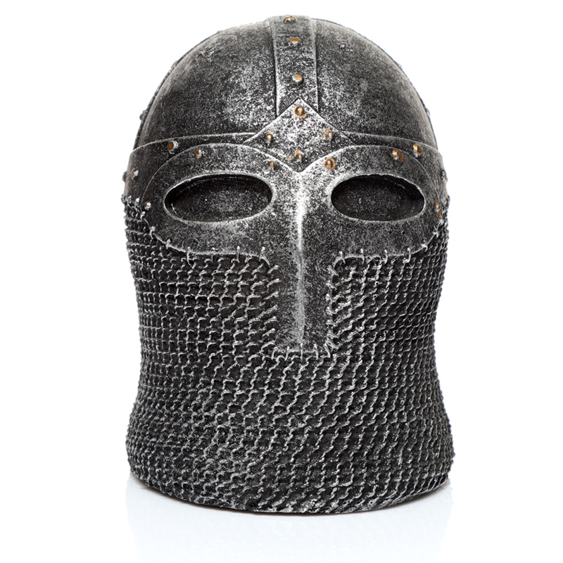 Mittelalterlicher Ritter Kettenhemd Helm Figur (pro Stück)