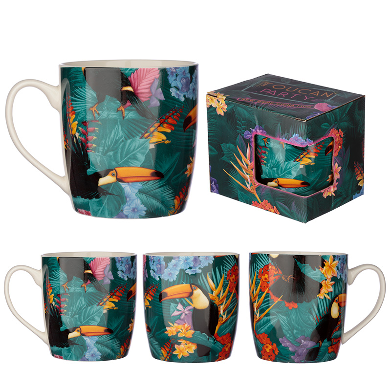 Toucan Party Tukan Tasse aus Porzellan