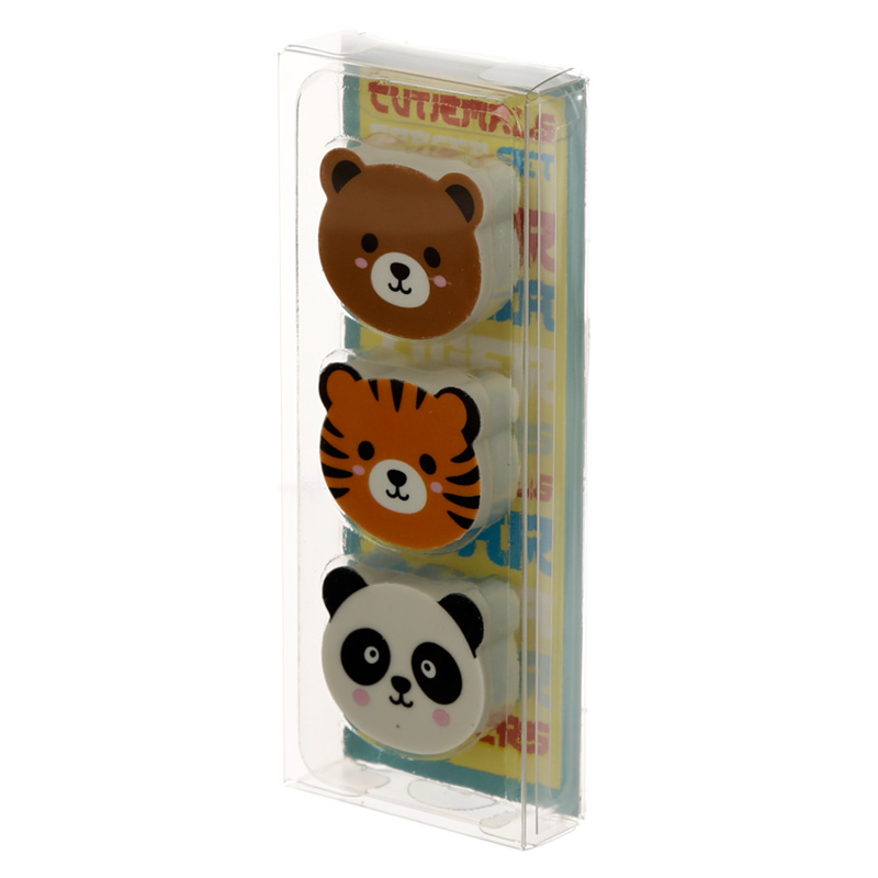 Adoramals Radiergummis 3er Set (pro Stück)