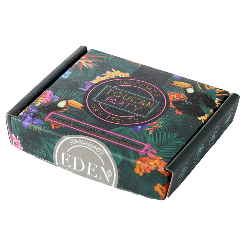 9er Set Handgemachte Soja- Duftwachs Melts - Toucan Party Tukan