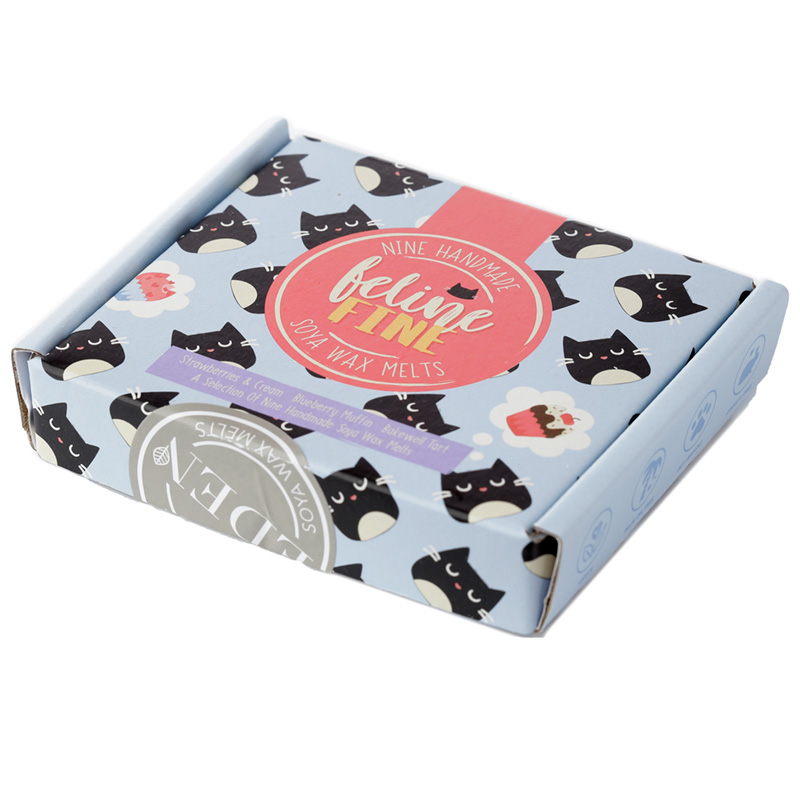 9er Set Handgemachte Soja- Duftwachs Melts - Feline Fine Katze
