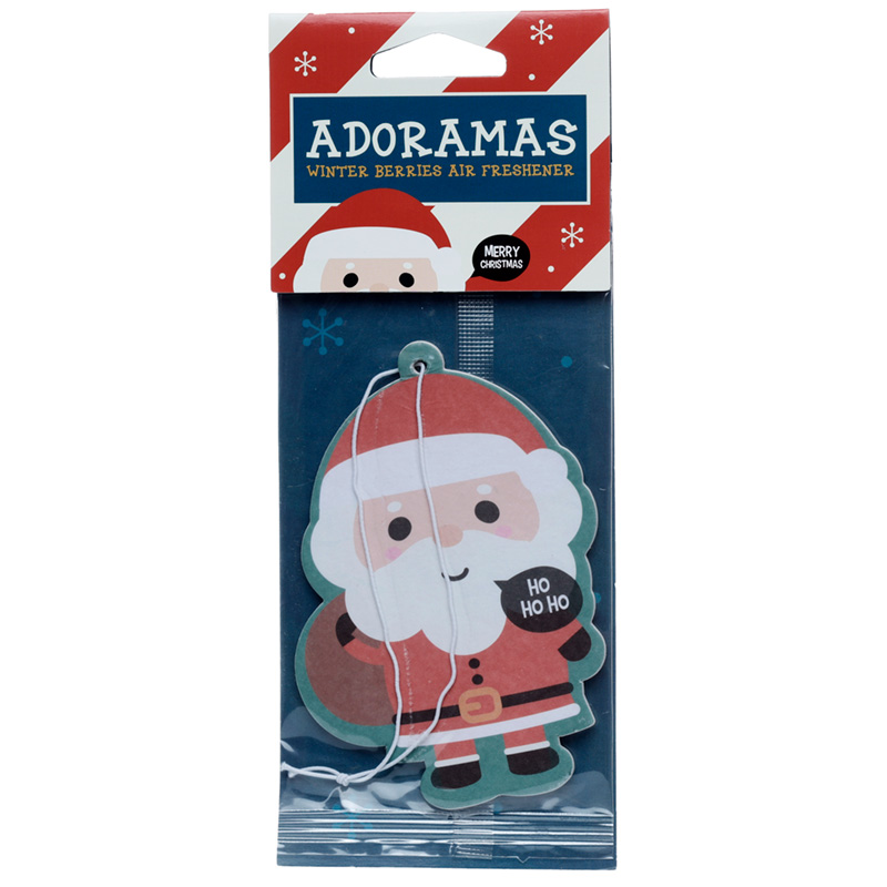 Adoramals Weihnachten Weihnachtsmann Auto-Lufterfrischer - Winterbeere (pro Stück)