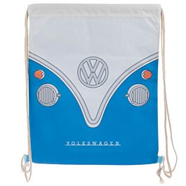Volkswagen VW T1 Bus Bulli Blauer Canvas-Turnbeutel
