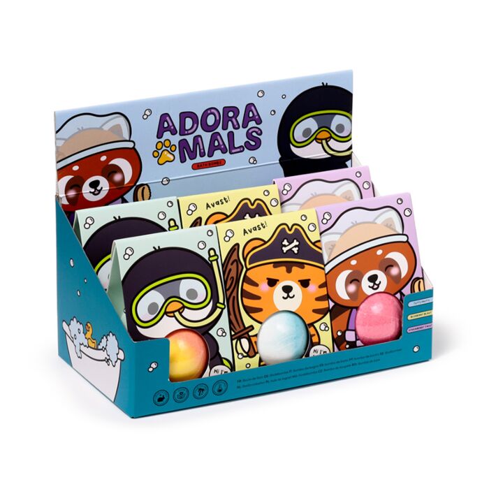 Adoramals Wild Wildtiere Badebome in Geschenkbox