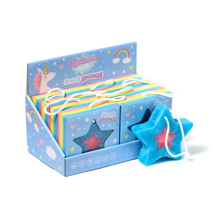 Unicorn Magic Einhorn Stern-Seifenschwamm