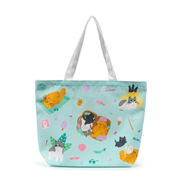 Beans & Co Katzen Strandtasche