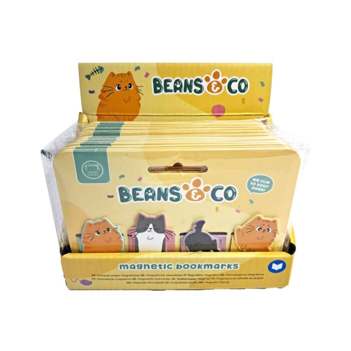 Beans & Co. Katzen Magnetische Lesezeichen Set