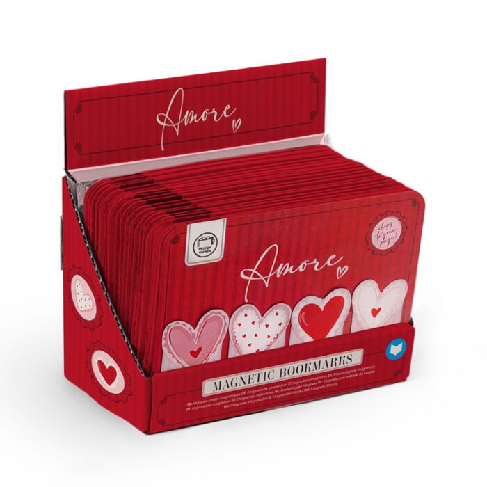 Amore Herzen Magnetische Lesezeichen Set