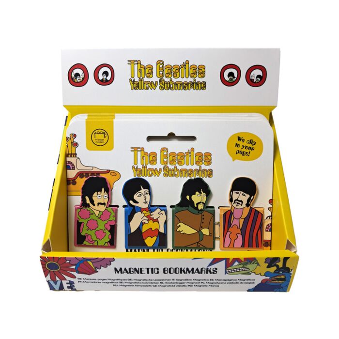 The Beatles Yellow Submarine Magnetische Lesezeichen Set