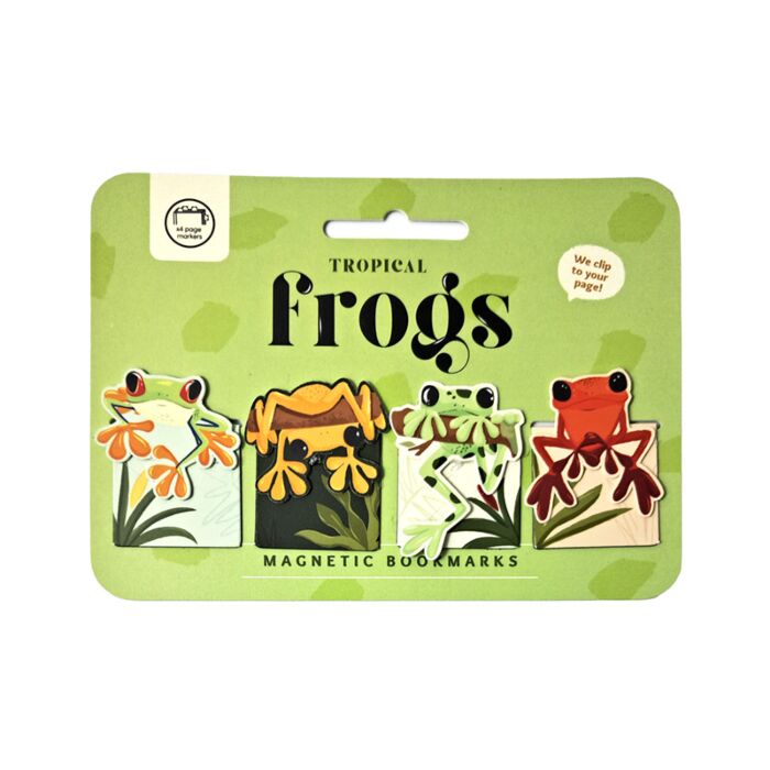 Tropical Frogs Tropen Frosch Frösche Magnetische Lesezeichen Set