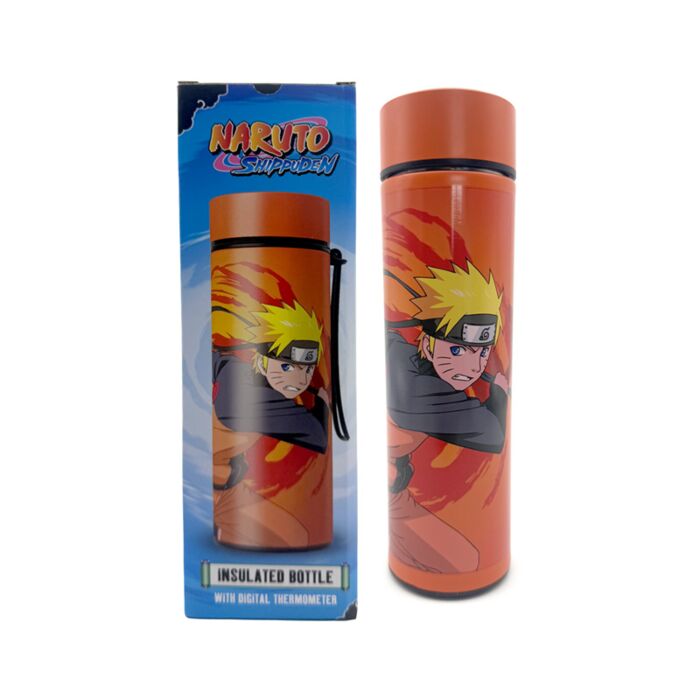 Naruto  Isolierflasche mit Digital-Thermometer 450ml