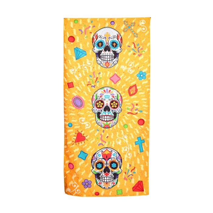 Day of the Dead Tag der Toten Mikrofaser-Strandtuch