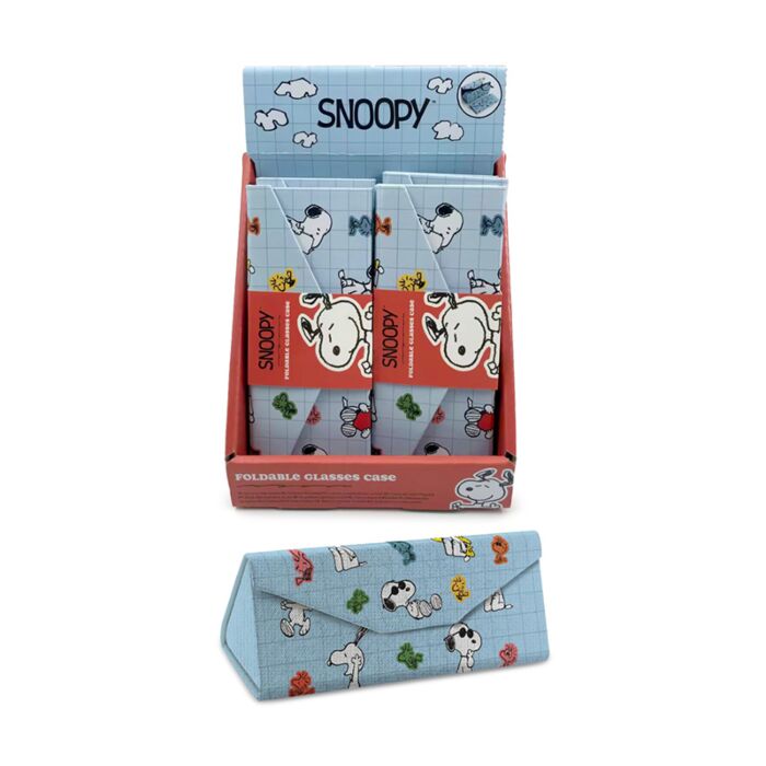 Peanuts Snoopy & Woodstock Faltbares Brillenetui