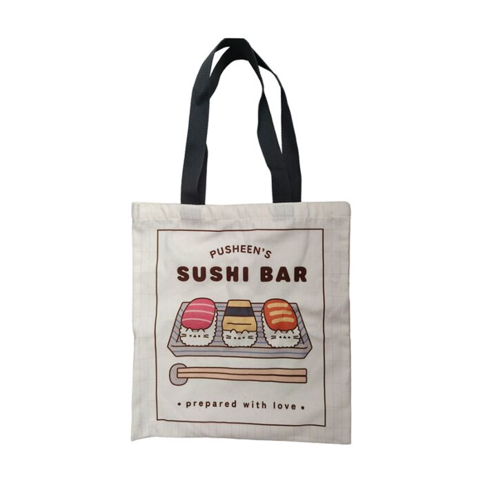 Pusheen the Cat Katze Sushi-Bar Wiederverwendbare Tragetasche