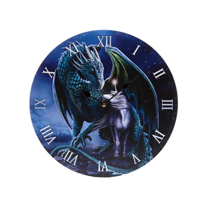 Lisa Parker Beschützer der Magie Drache & Einhorn Wanduhr