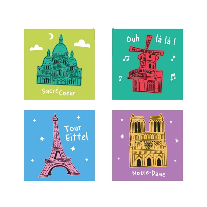 Je t'aime Paris Komprimiertes Reisehandtuch