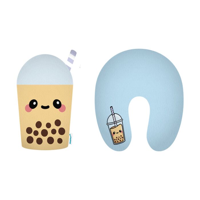 Swapseazzz Foodiemals Boba the Bubble Tea 2 in 1 Reisekissen & Spielzeug