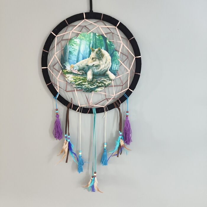 Lisa Parker Märchenhafter Wolf - Traumfänger 33cm