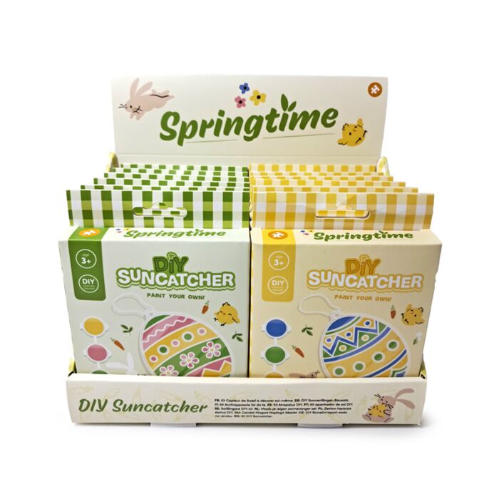 Springtime Frühling Osterei DIY Bemale dein eigenes Fensterbild