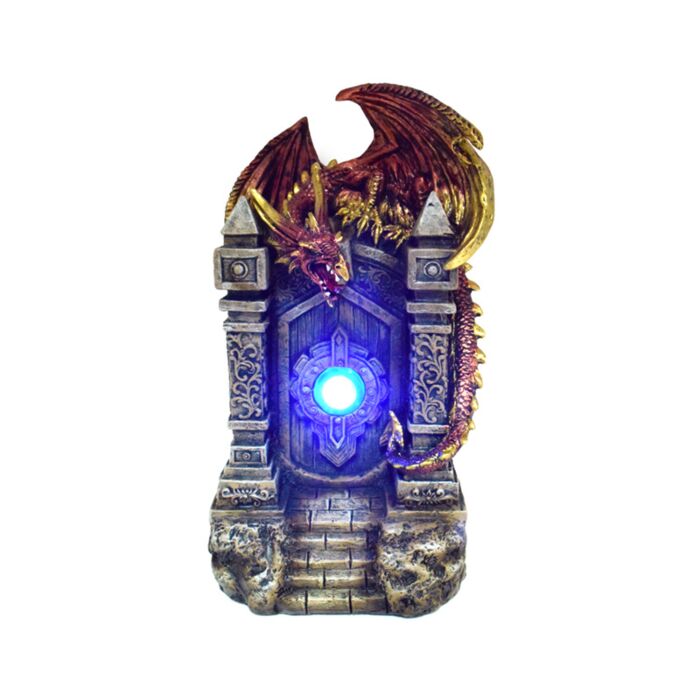 Dark Legends Feuerdrache LED Mystische Tür 