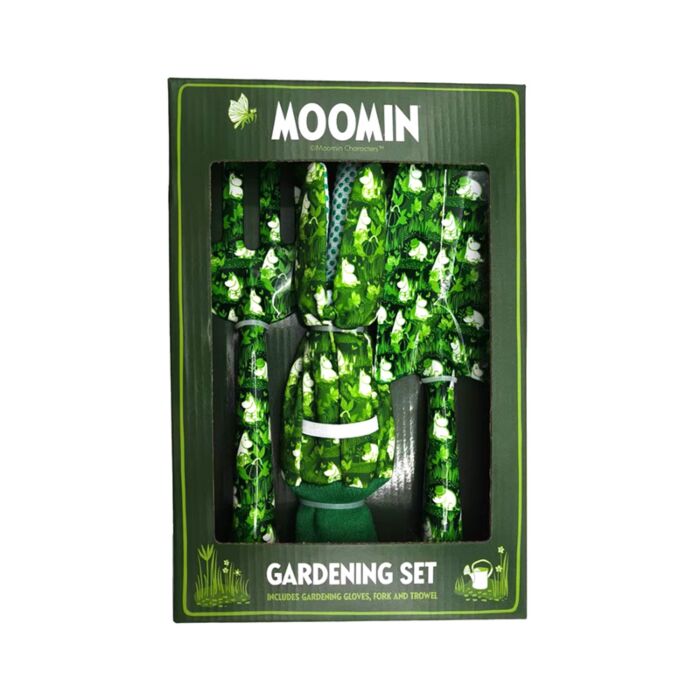 Moomin Mumin Garten Schaufel, Harke & Handschuhe 3-teiliges Geschenkset
