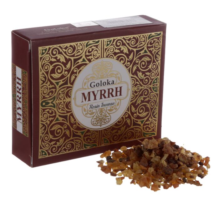 Goloka Räucherstäbchen Harz Myrrhe 30g