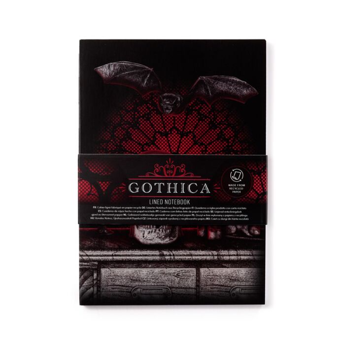 Gothica Notizbuch aus Recyclingpapier