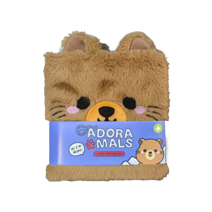 Adoramals Mimi the Marmot Murmeltier Plüsch-Notizbuch