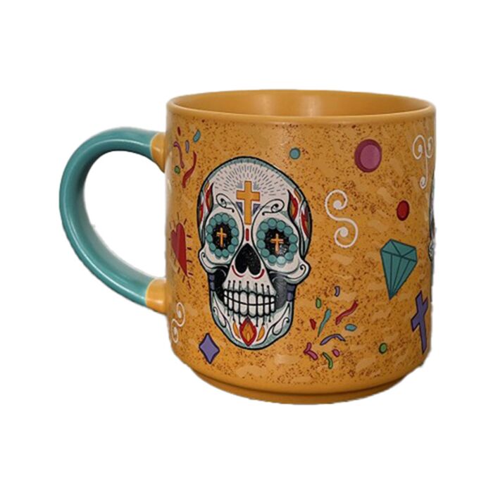 Day of the Dead Tag der Toten Großer Porzellan-Becher
