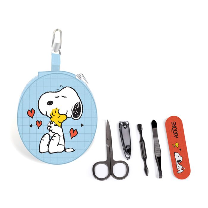Peanuts Snoopy & Woodstock Rundes 5-teiliges Maniküre-Set