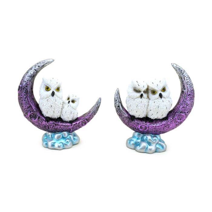 Wise Old Magical Owl Alte, weise, magische Eule Mondsichel 