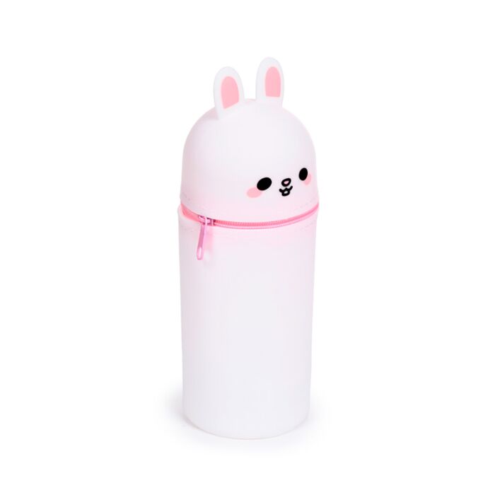 Adoramals Frances the Rabbit Hase Aufrechte Silikon-Federmappe