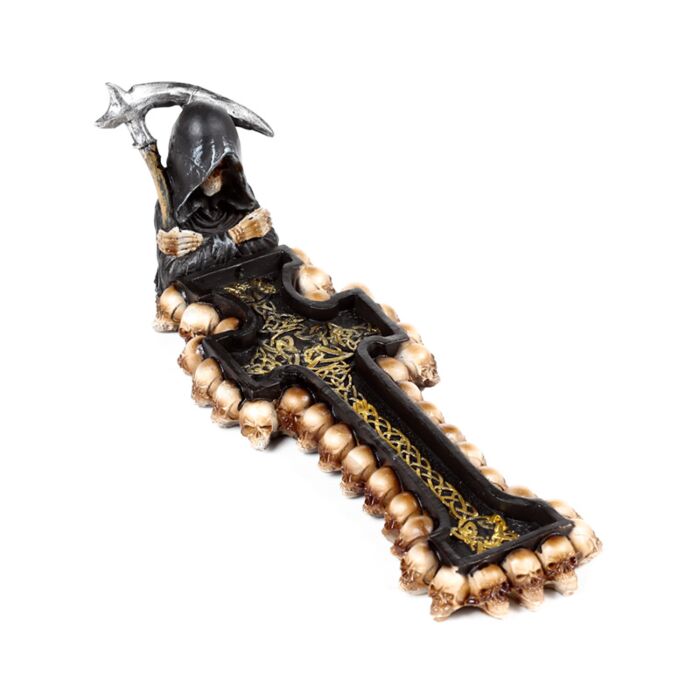 Der Sensenmann Totenkreuz Räucherstäbchenhalter
