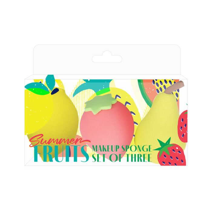 Summer Fruits Sommerfrüchte Make-Up-Schwämme 3 Stück im Set