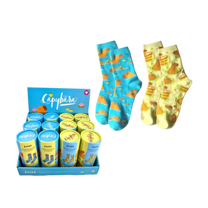 Capybara Wasserschwein Socken aus der Röhre