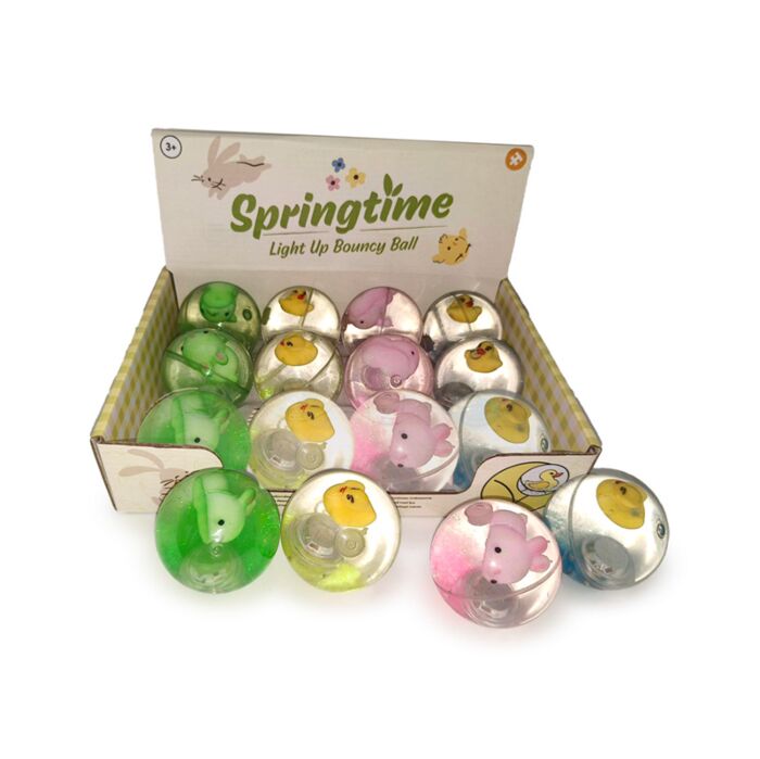 Springtime Frühling Ente Hochspringender LED-Flummi