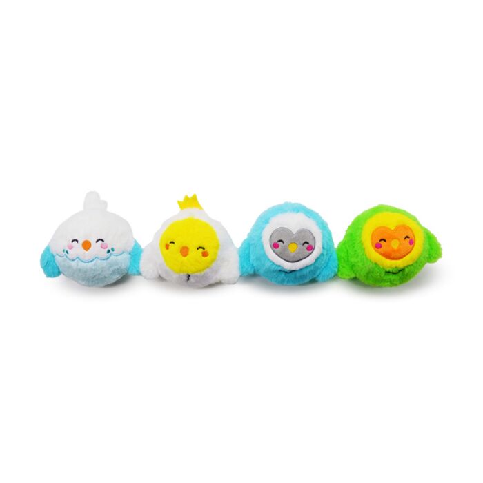 Adoramals Birds Vögel Sprungkräftiger Plüsch-Flummi