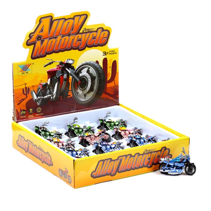 Motorrad Push/Pull Action-Spielzeug