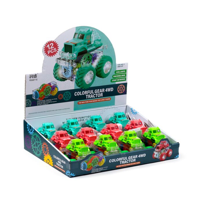 Stunt-Traktor Action-Spielzeug mit Reibungsantrieb