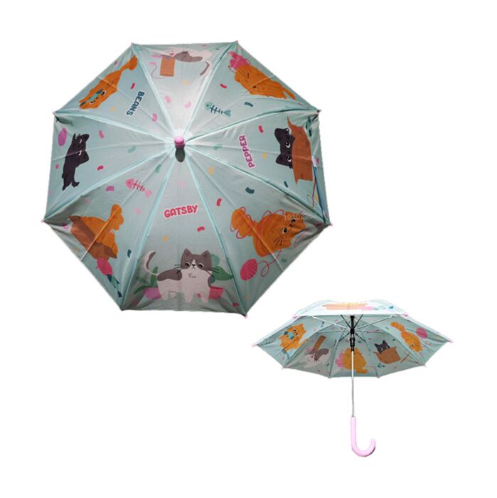 Beans & Co Katzen Kinder-Regenschirm
