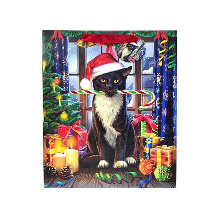 Lisa Parker Weihnachten Krampus Katze Geschenktasche Groß